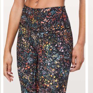 Lululemon Wunder Under High Rise 28" Tight leggings Flowerescent luxtreme sz 4